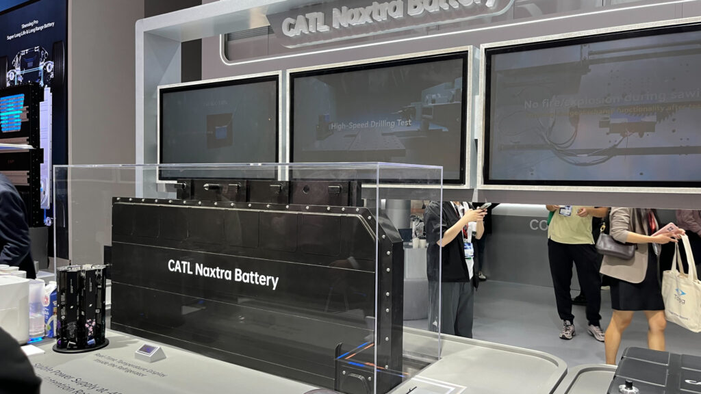 Batterie sodium-ion de CATL (salon IAA Munich 2025) // Source : Robin San Vicente pour Numerama Batterie sodium-ion de CATL (salon IAA Munich 2025) // Source : Robin San Vicente pour Numerama