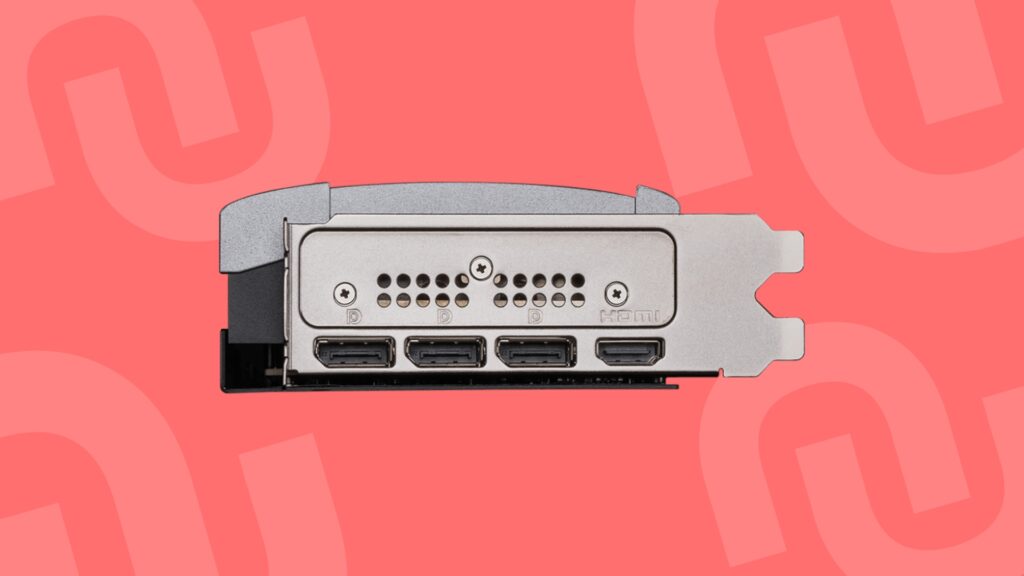 La carte graphique propose trois Displayport et un port HDMI