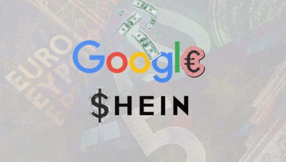 Amende Cnil Google Shein // Source : Montage Numerama