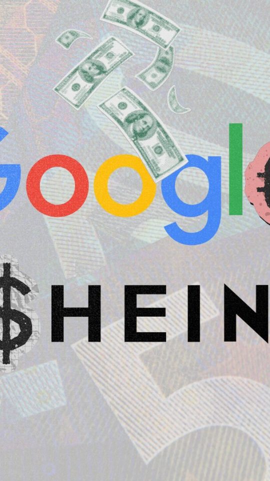 Amende Cnil Google Shein // Source : Montage Numerama