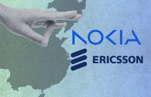 Nokia et Ericsson sont-ils sur un siège éjectable en Chine ? // Source : Montage Numerama
