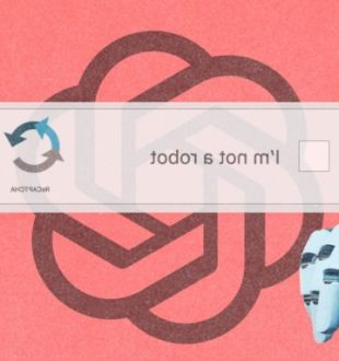 Boosté par Chat GPT, un robot prouve qu'il n'est pas un robot // Source : Montage Numerama Boosté par Chat GPT, un robot prouve qu'il n'est pas un robot // Source : Montage Numerama