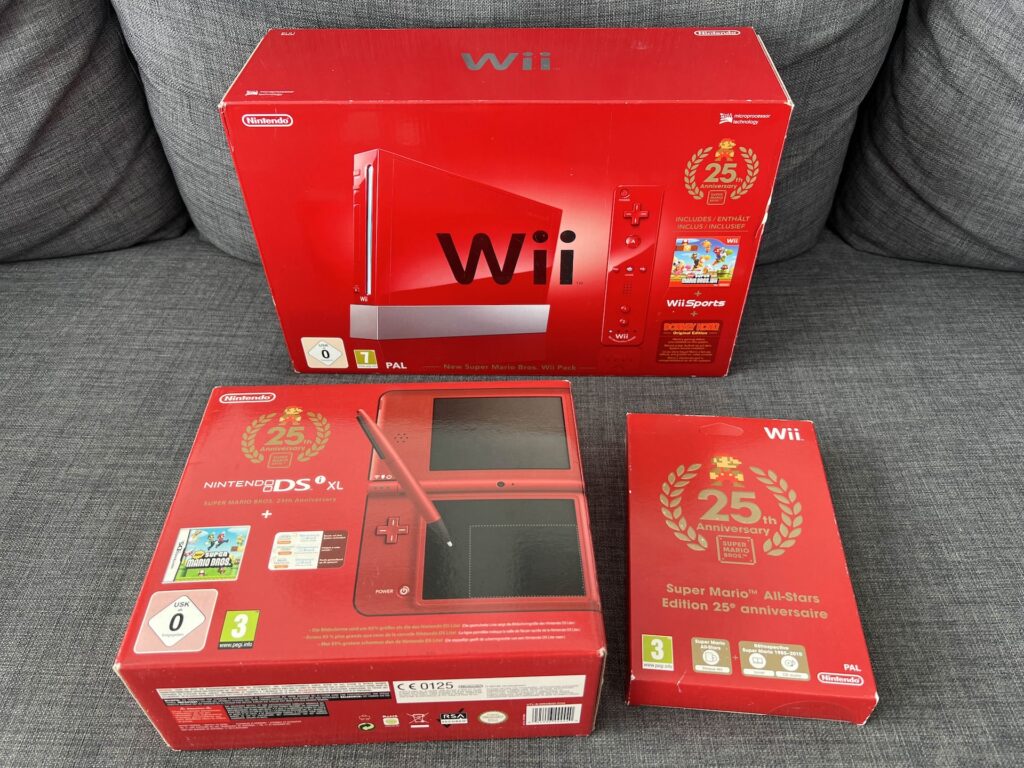 Collection 25th avec la Wii et la DS // Source : Guillaume Leviach Collection 25th avec la Wii et la DS // Source : Guillaume Leviach