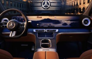 L'intérieur du futur Mercedes GLC électrique // Source : Mercedes
