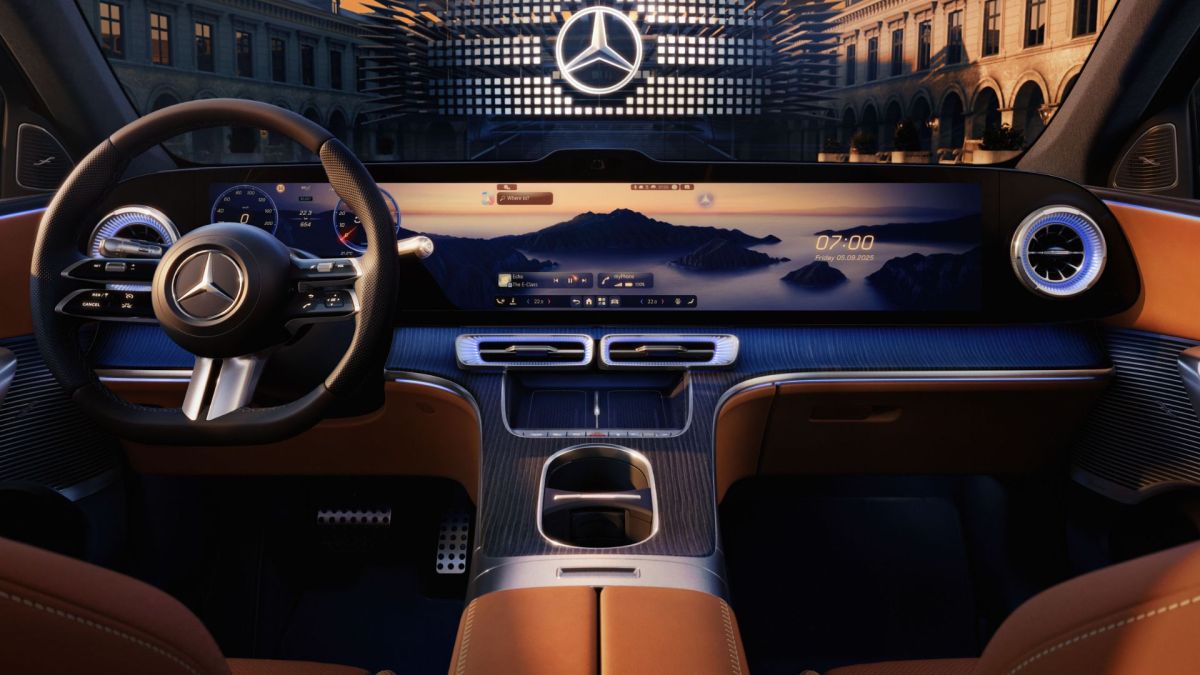 L'intérieur du futur Mercedes GLC électrique // Source : Mercedes