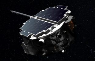 Vue d'artiste du satellite IMAP. Crédit : Nasa