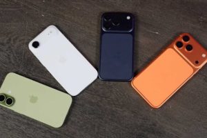 iPhone 17, iPhone Air, iPhone 17 Pro et iPhone 17 Pro Max : cette année, il y a trois propositions bien différentes. // Source : Numerama