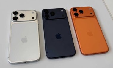 Les trois couleurs des iPhone 17 Pro. // Source : Numerama