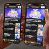 L'écran de l'iPhone 17 Pro Max, à gauche, a moins de reflets que celui du 16 Pro Max, à droite. // Source : Alfred Tertrais - Numerama