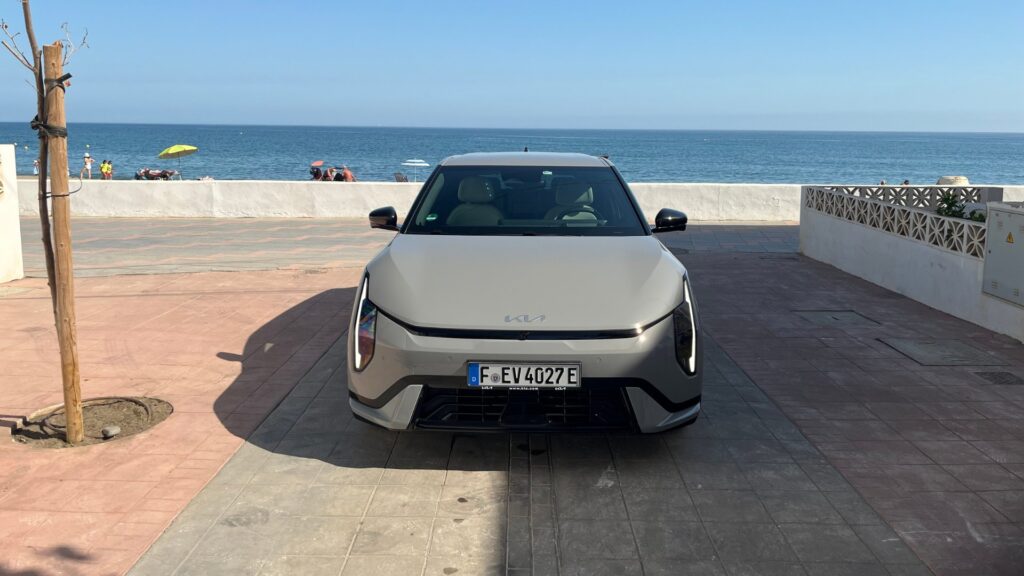 La Kia EV4 à l'essai // Source : Robin San Vicente pour Numerama