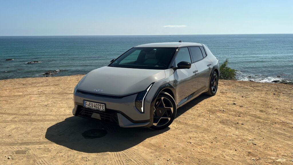 La Kia EV4 à l'essai // Source : Robin San Vicente pour Numerama La Kia EV4 à l'essai // Source : Robin San Vicente pour Numerama