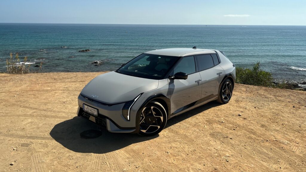 La Kia EV4 à l'essai // Source : Robin San Vicente pour Numerama
