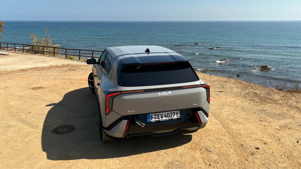 La Kia EV4 à l'essai // Source : Robin San Vicente pour Numerama