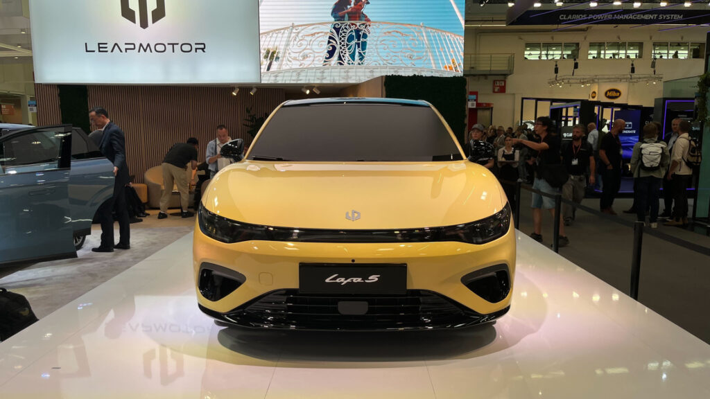 Leapmotor B05 à l'IAA Munich // Source : Robin San Vicente pour Numerama Leapmotor B05 à l'IAA Munich // Source : Robin San Vicente pour Numerama