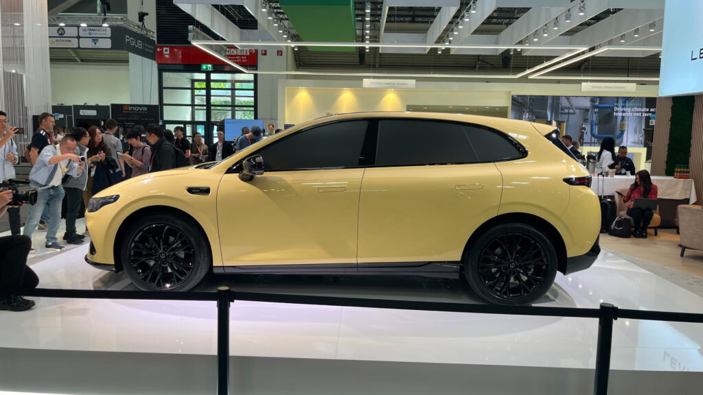 Leapmotor B05 à l'IAA Munich // Source : Robin San Vicente pour Numerama Leapmotor B05 à l'IAA Munich // Source : Robin San Vicente pour Numerama