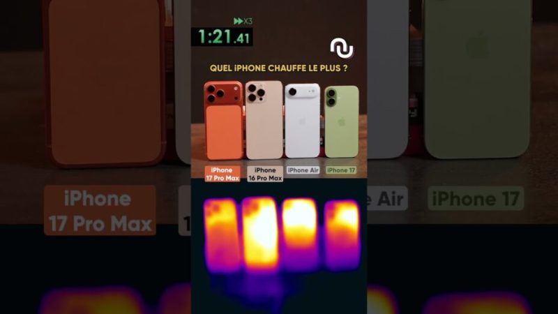 Regardez quel iPhone CHAUFFE le plus !