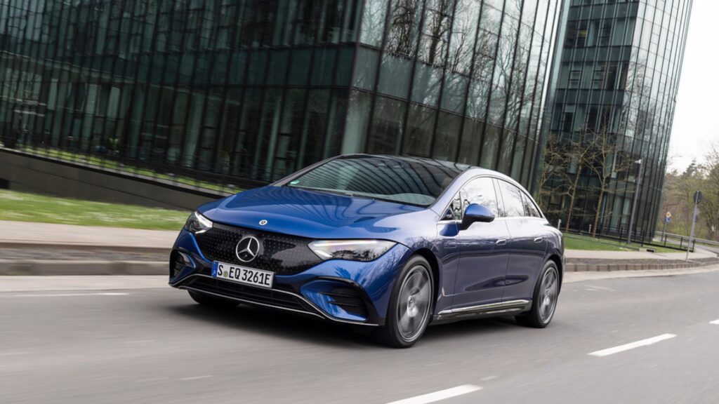 La Mercedes EQE // Source : Mercedes La Mercedes EQE // Source : Mercedes