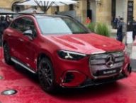 Le nouveau Mercedes GLC électrique à l'IAA de Munich // Source : Robin San Vicente pour Numerama