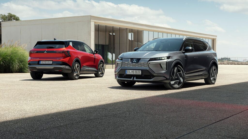Mitsubishi a cloné le Renault Scénic électrique qui devient Eclipse Cross // Source : Mitsubishi