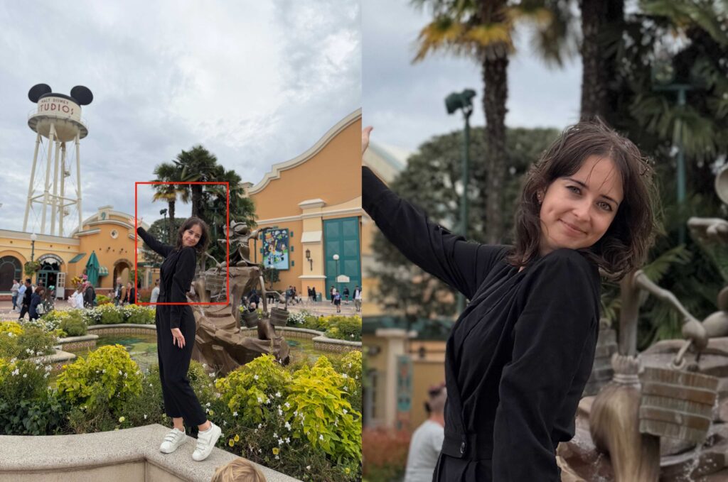 Le portrait est toujours bancal chez Apple, avec un détourage raté et un manque de détails sur les visages.