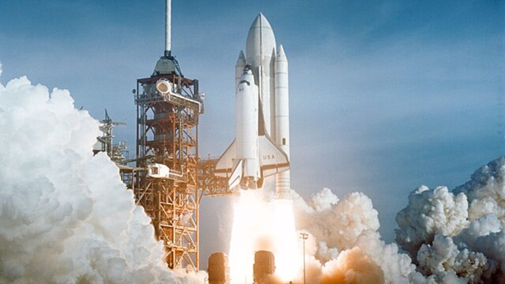 Lancement de la navette Columbia