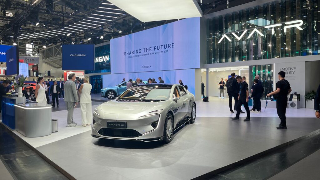 Les marques chinoises sont présentes en nombre pour l'IAA de Munich // Source : Robin San Vicente pour Numerama