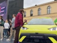 Le stand BYD pendant l'IAA de Munich 2025 // Source : Robin San Vicente pour Numerama