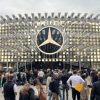 Les constructeurs allemands mettent le paquet pour leur stand au salon IAA de Munich // Source : Robin San Vicente pour Numerama