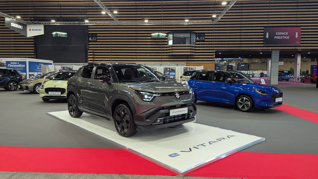Suzuki e Vitara au salon de Lyon 2025  // Source : Raphaelle Baut pour Numerama