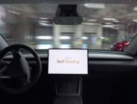 Le Tesla Model Y roule en totale autonomie avec le FSD à la Gigafactory de Berlin // Source : Tesla AI