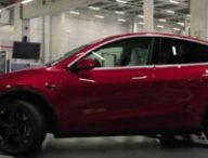 Le Tesla Model Y roule en totale autonomie avec le FSD à la Gigafactory de Berlin // Source : Tesla AI