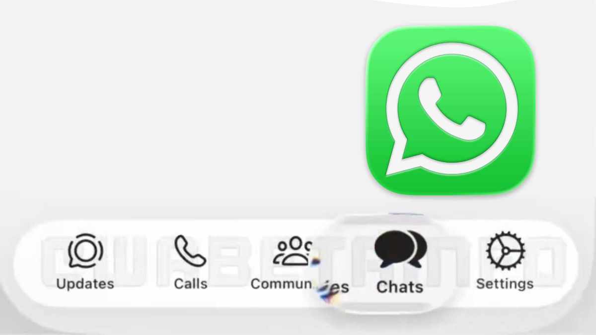WhatsApp et le Liquid Glass. // Source : WABetaInfo