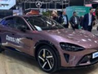 Un Xiaomi YU7 a été importé au salon IAA de Munich // Source : Robin San Vicente pour Numerama
