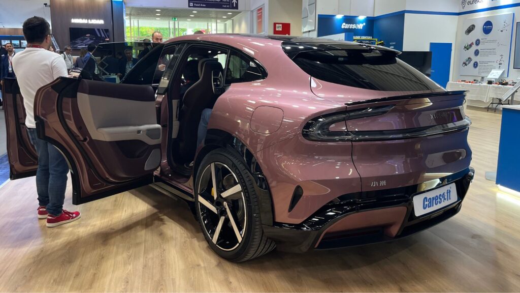 Un Xiaomi YU7 a été importé au salon IAA de Munich // Source : Robin San Vicente pour Numerama Un Xiaomi YU7 a été importé au salon IAA de Munich // Source : Robin San Vicente pour Numerama