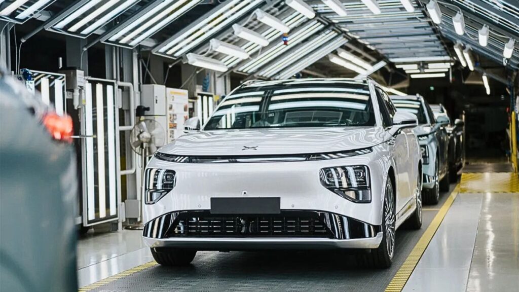 Le Xpeng G9 produit à l'usine de Magna Steyr en Autriche // Source : Xpeng
