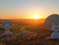 La quatrième antenne de l'espace lointain à la station de New Norcia en Australie.  // Source : ESA