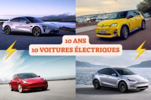 Voici les 10 voitures électriques qui ont marqué la décennie. // Source : Robin San Vicente pour Numerama