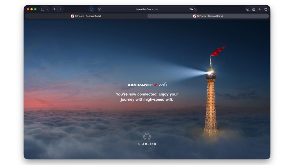 Quand on se connecte à un réseau éligible, la mention Starlink est explicitement affichée. // Source : Numerama Quand on se connecte à un réseau éligible, la mention Starlink est explicitement affichée. // Source : Numerama
