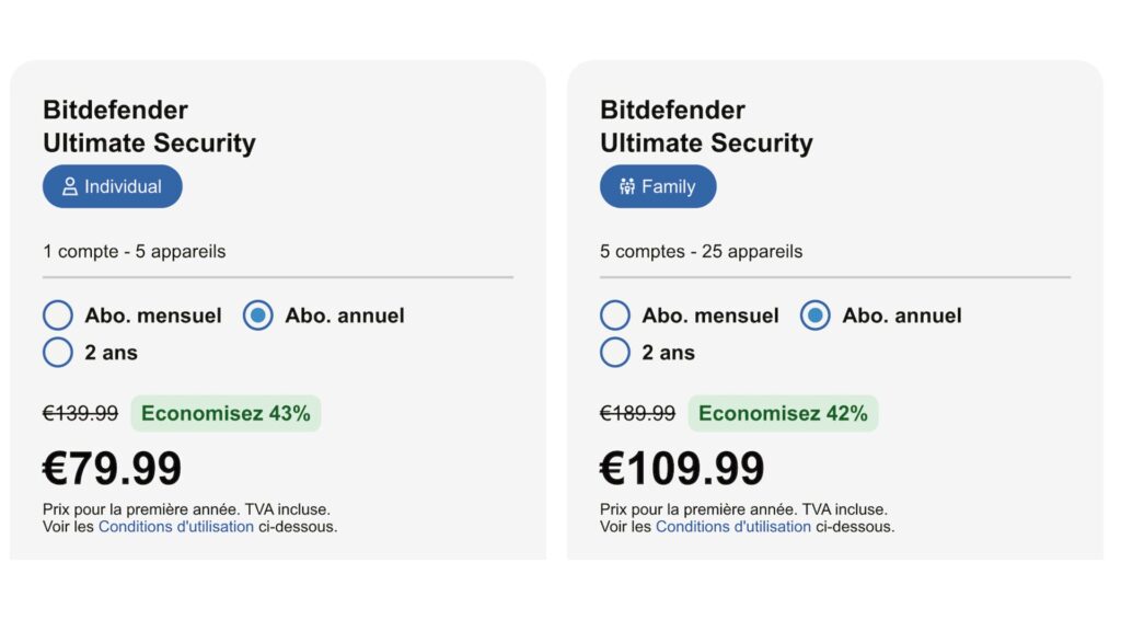 Bitdefender Ultimate Security est à prix réduit pour le cybermois // Source : Bitdefender Bitdefender Ultimate Security est à prix réduit pour le cybermois // Source : Bitdefender