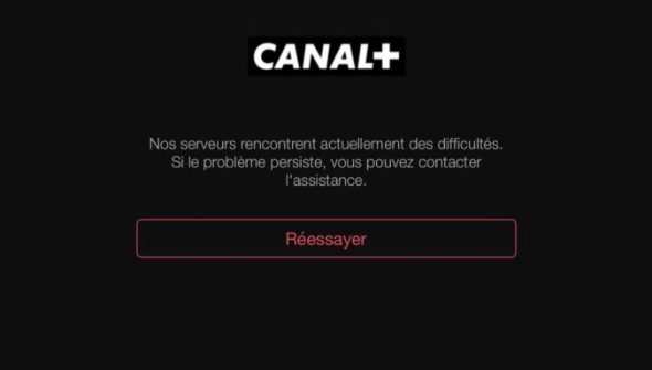 Panne Canal+ // Source : Numerama