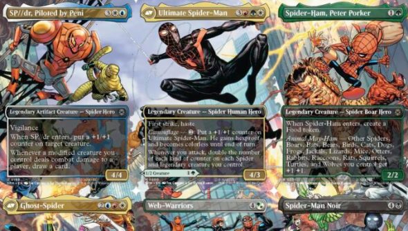 Cartes Magic Spider-Man  // Source : Wizard of the Coast
