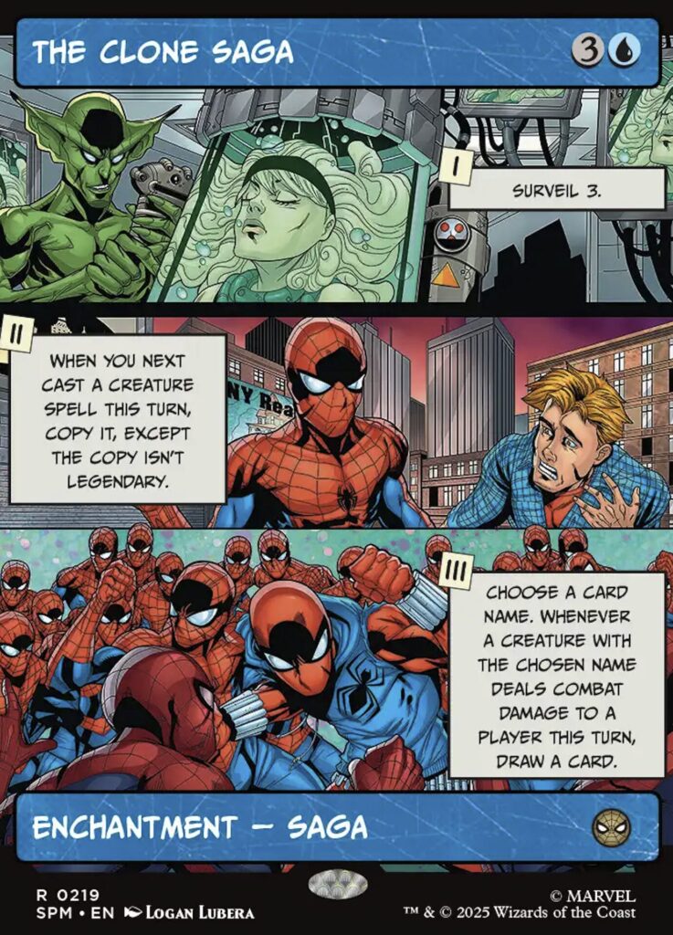 Cartes Magic Spider-Man // Source : Wizard of the Coast