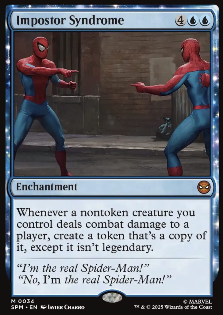 Cartes Magic Spider-Man // Source : Wizard of the Coast