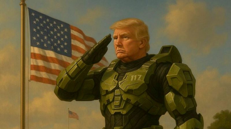 Pourquoi Donald Trump est-il déguisé en héros de la saga Halo sur X ?