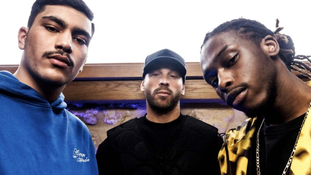 Les trois personnages principaux de la saison 3 de Validé // Source : Canal+ Les trois personnages principaux de la saison 3 de Validé // Source : Canal+