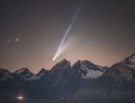 La comète Lemmon. // Source : APOD, Tomáš Slovinský & Constantine Themelis (photo recadrée)