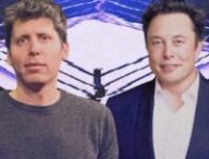Sam Altman et Elon Musk.  // Source : Numerama