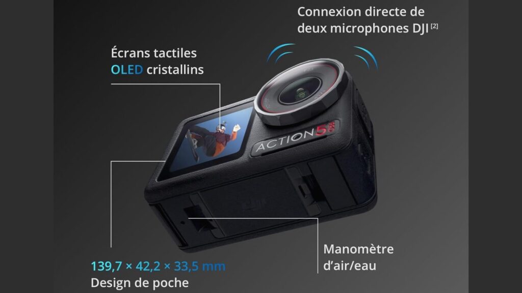 DJI Osmo Action 5 Pro // Source : DJI DJI Osmo Action 5 Pro // Source : DJI