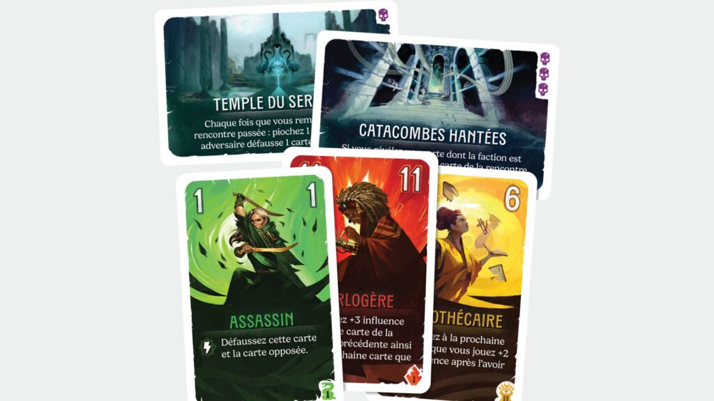 Duel pour Cardia // Source : Asmodee   Duel pour Cardia // Source : Asmodee