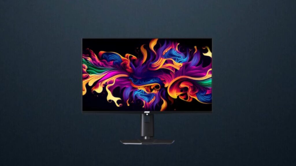 L'écran MSI MAG 271QPX QD-OLED E2 // Source : MSI L'écran MSI MAG 271QPX QD-OLED E2 // Source : MSI